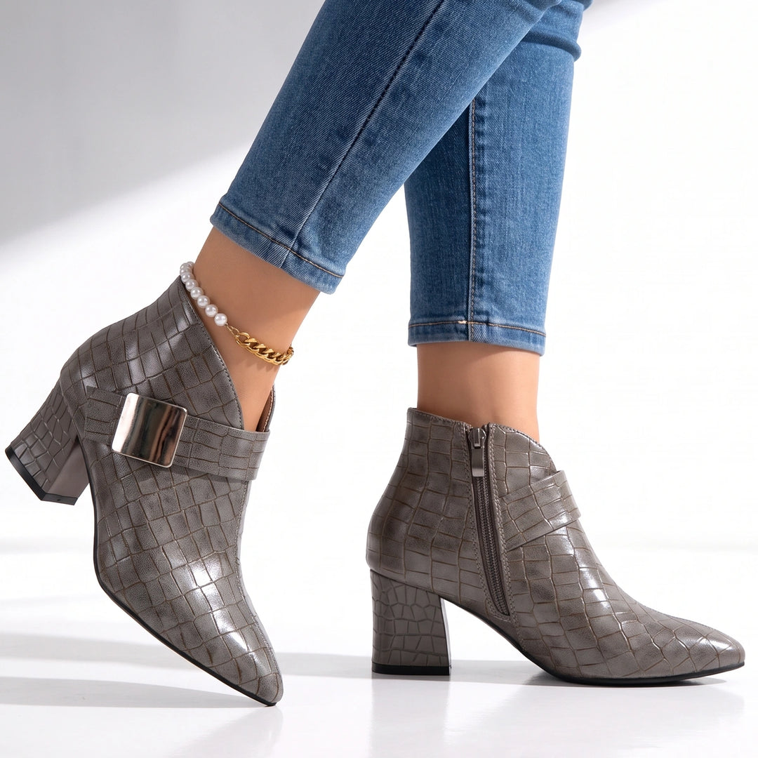Anais Croc Block Boots