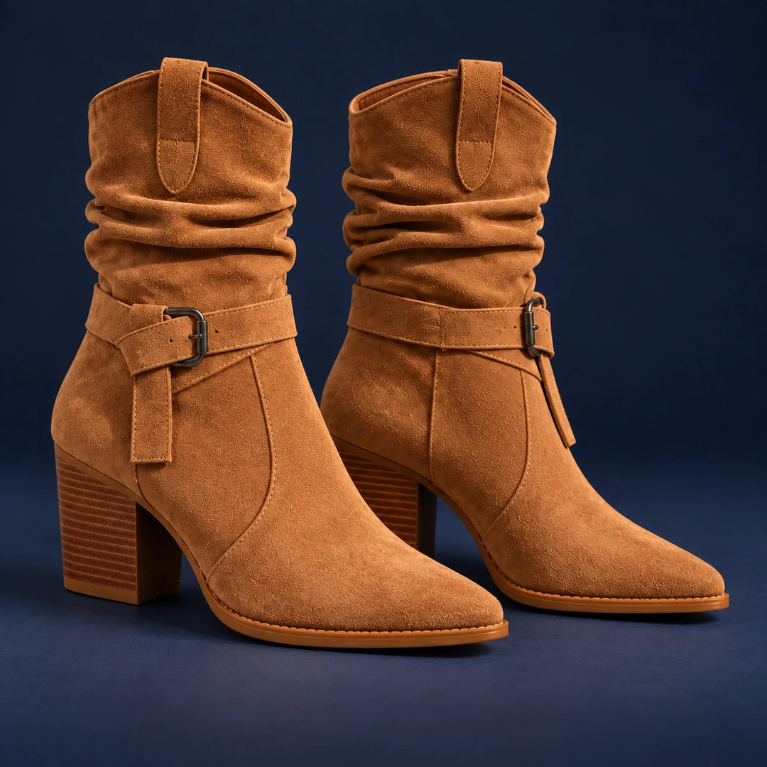 Mallory Suede Mid-Calf Boots