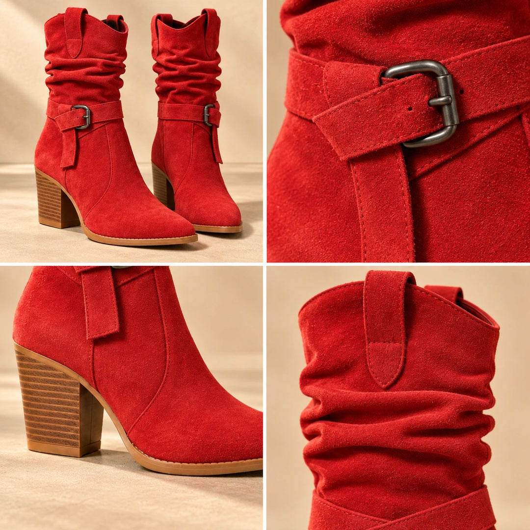 Mallory Suede Mid-Calf Boots