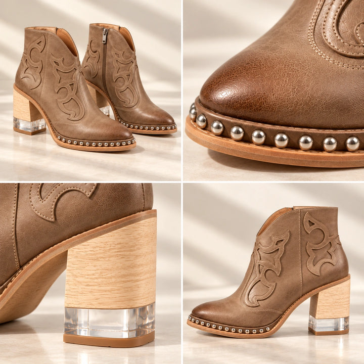 Sonia Leather Western Boots