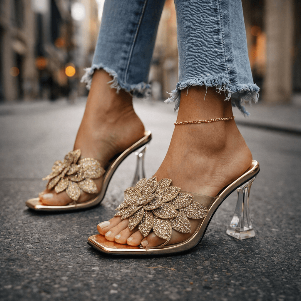 Zaria Shine Heels