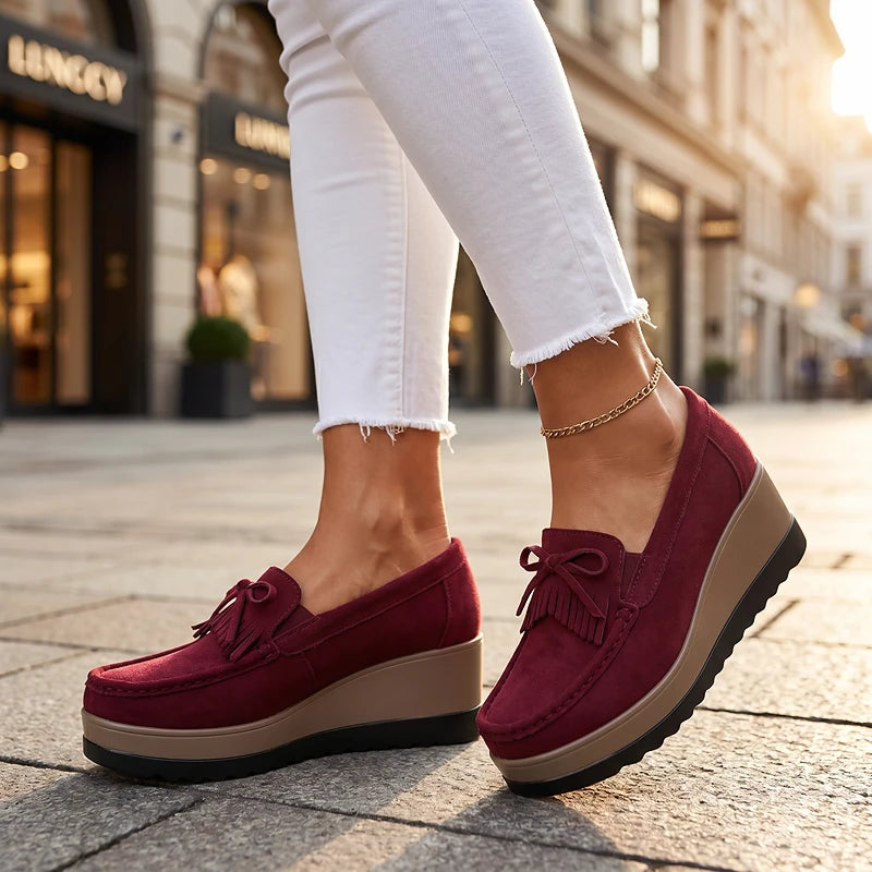 Faustine Suede Loafers
