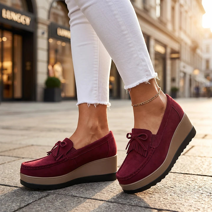 Faustine Suede Loafers