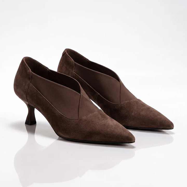 Elara Suede Heels