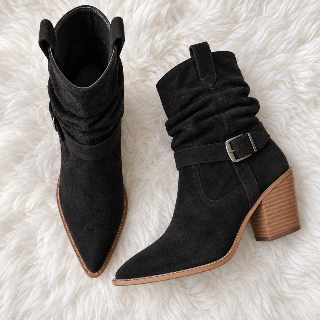 Mallory Suede Mid-Calf Boots