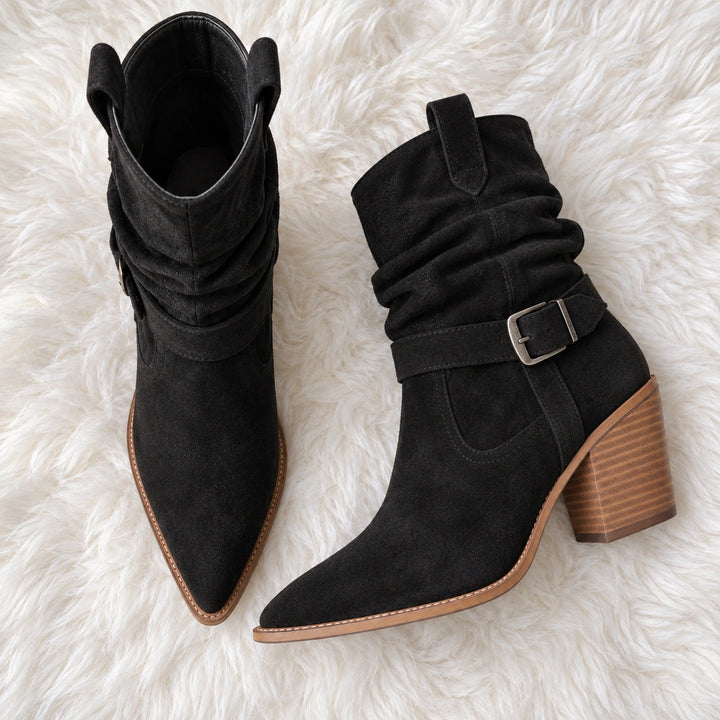 Mallory Suede Mid-Calf Boots