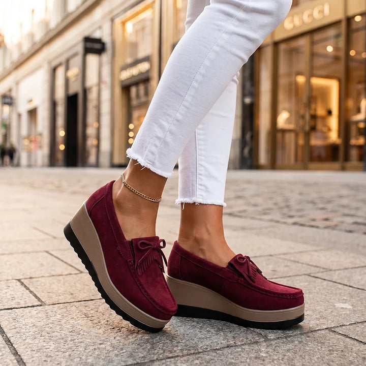 Faustine Suede Loafers
