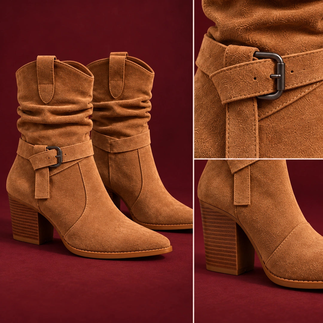 Mallory Suede Mid-Calf Boots