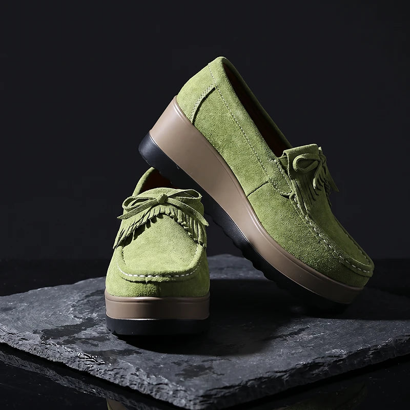 Faustine Suede Loafers