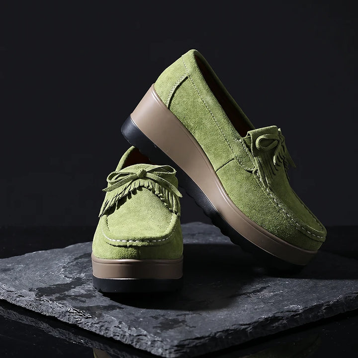 Faustine Suede Loafers