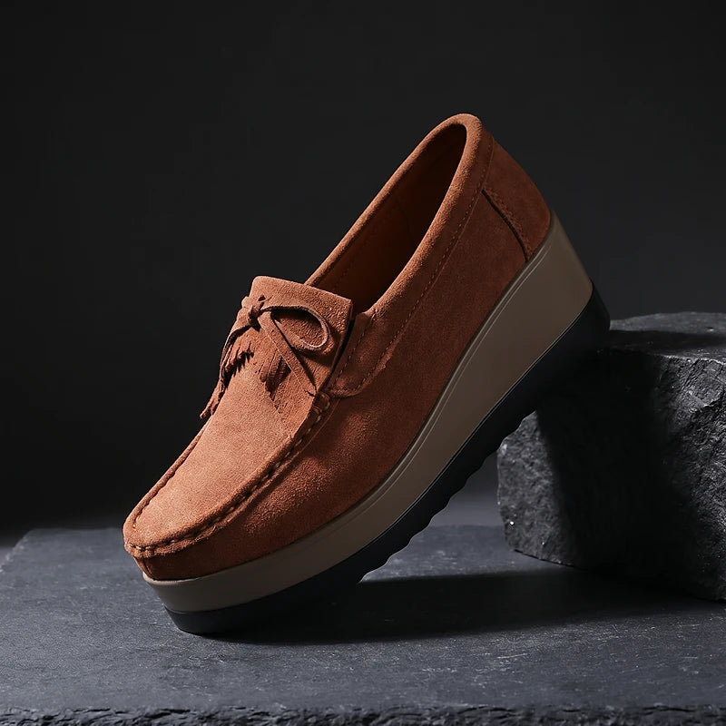 Faustine Suede Loafers