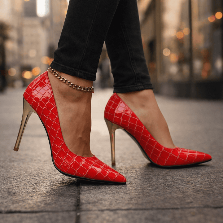 Aurea Gold Heels