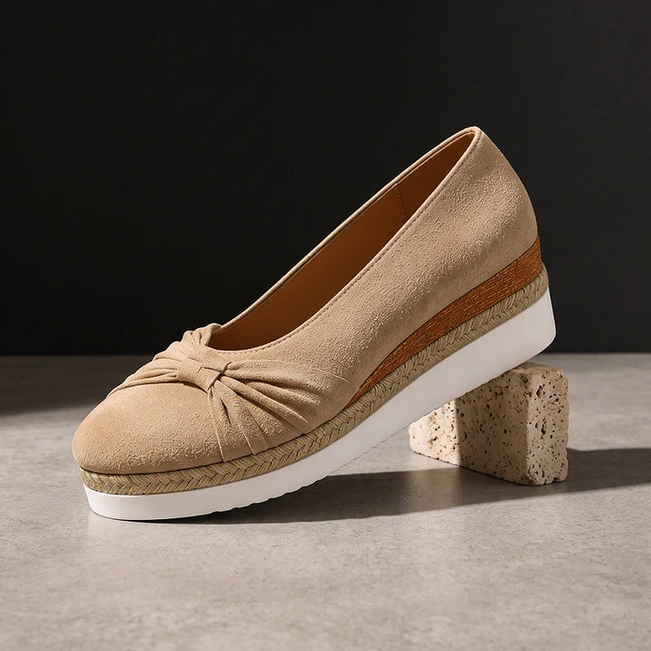 Elise Suede Wedges