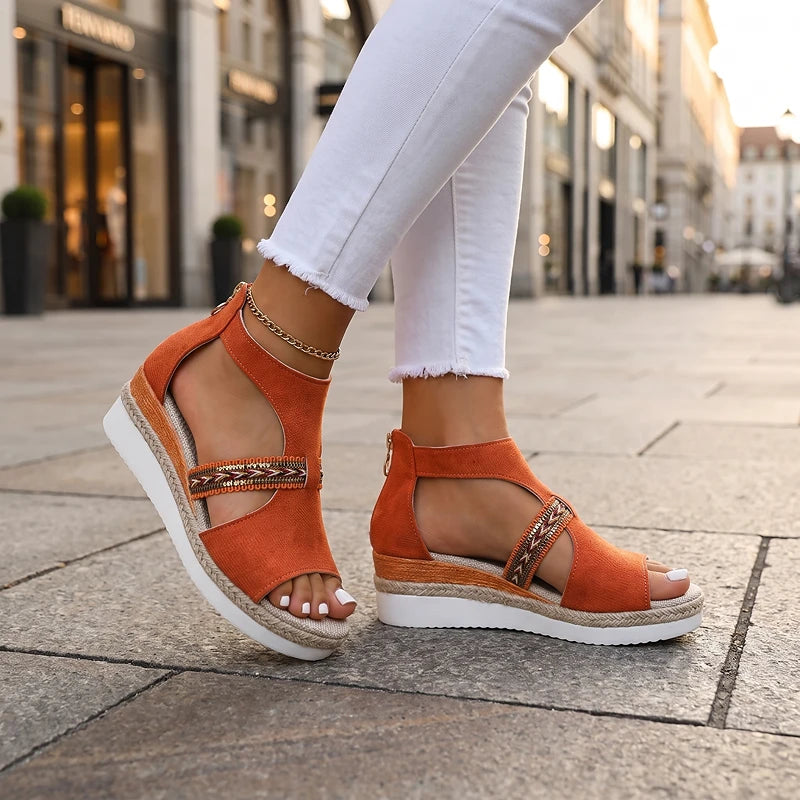 India Espadrille Wedges