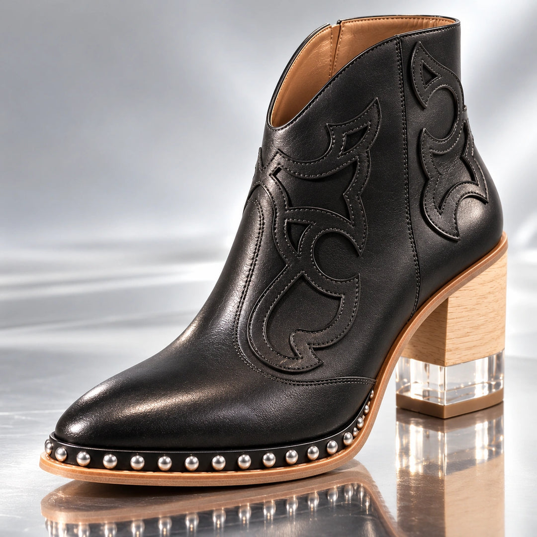 Sonia Leather Western Boots