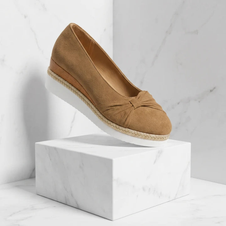 Elise Suede Wedges