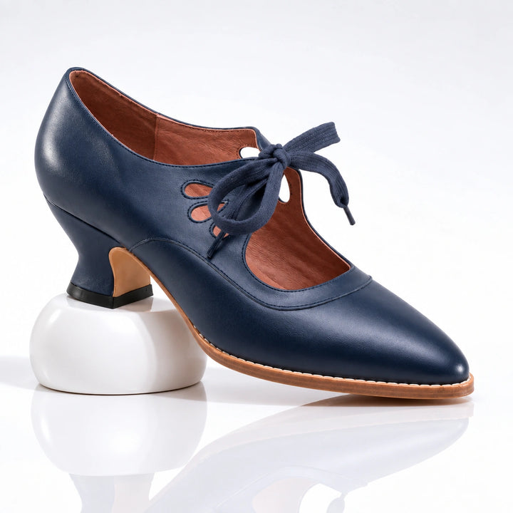 Leontine Leather Heels