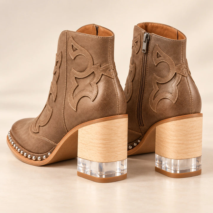 Sonia Leather Western Boots