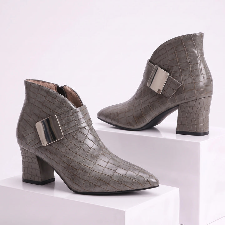 Anais Croc Block Boots