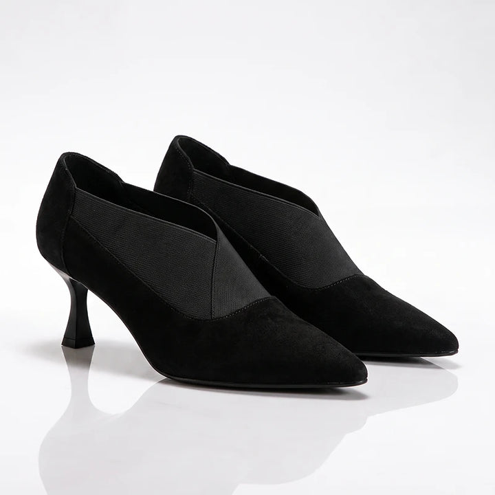 Elara Suede Heels