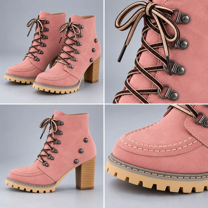 Donna Lace-Up Boots