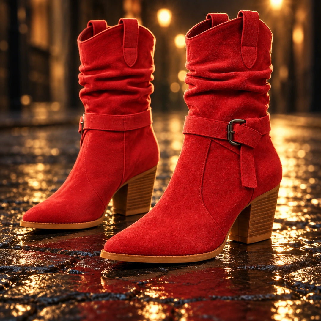 Mallory Suede Mid-Calf Boots
