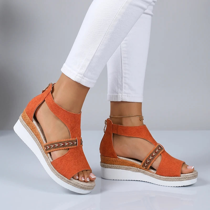 India Espadrille Wedges