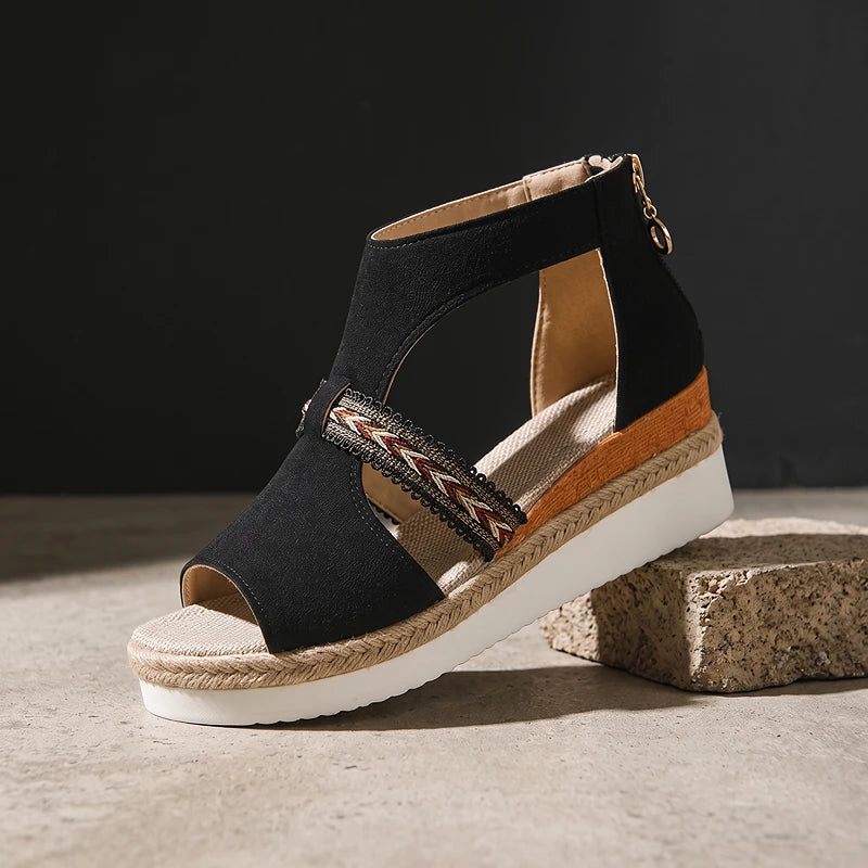 India Espadrille Wedges