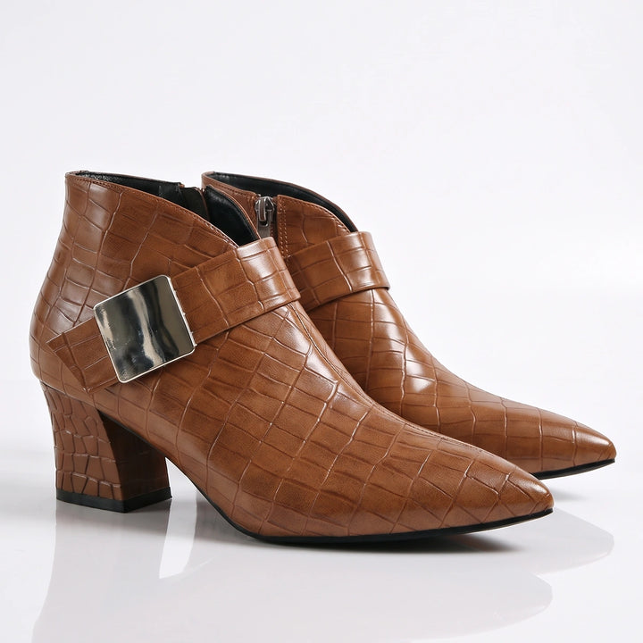 Anais Croc Block Boots