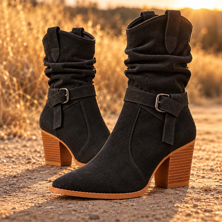 Mallory Suede Mid-Calf Boots