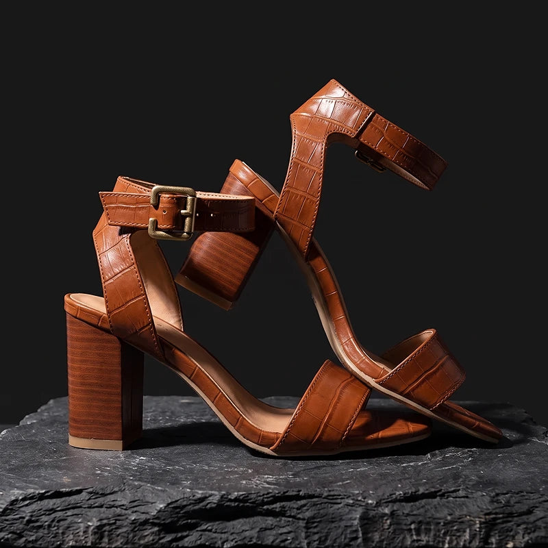 Perrine Leather Sandals