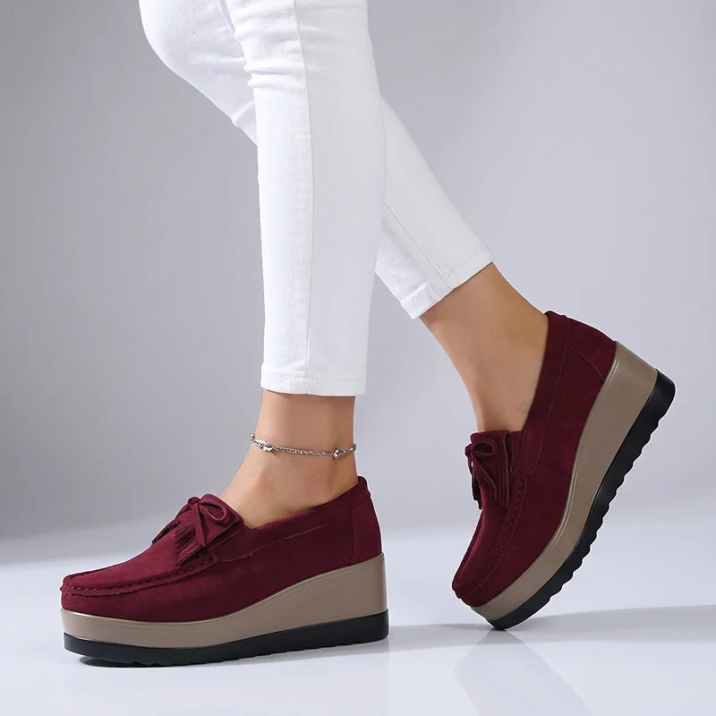 Faustine Suede Loafers
