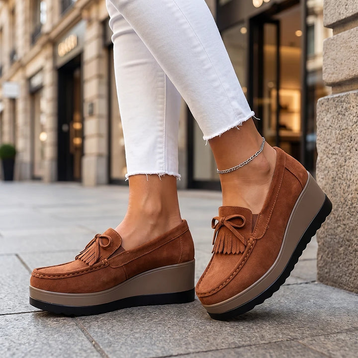 Faustine Suede Loafers