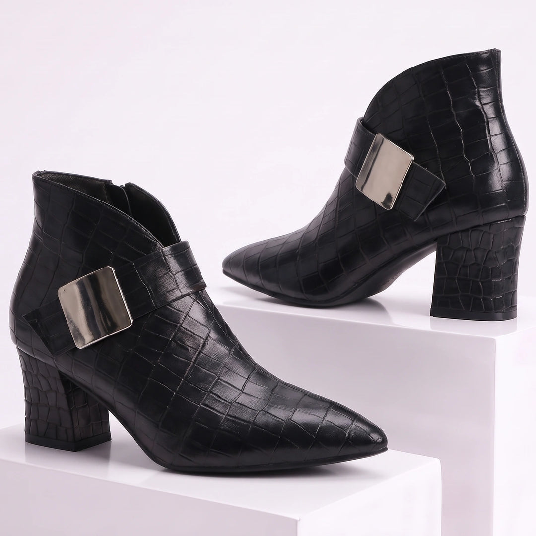 Anais Croc Block Boots