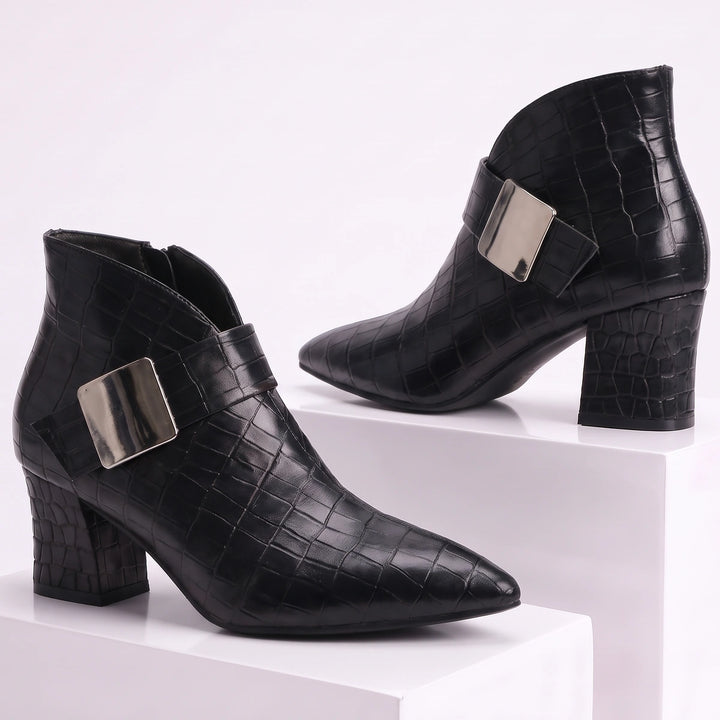 Anais Croc Block Boots