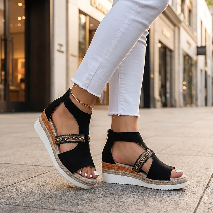 India Espadrille Wedges