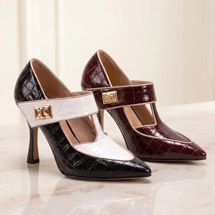 Romy Croc Heels