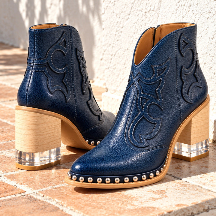 Sonia Leather Western Boots
