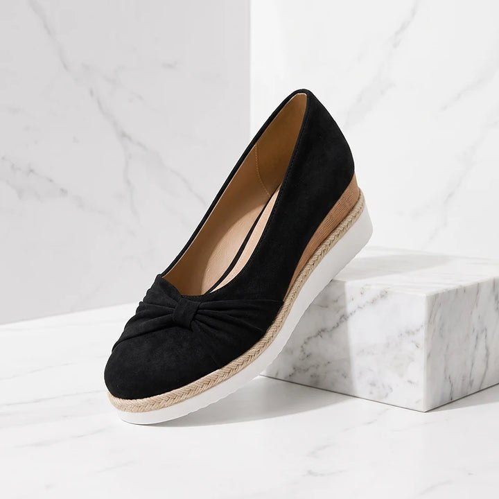 Elise Suede Wedges