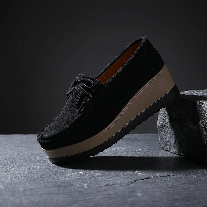 Faustine Suede Loafers