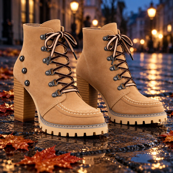 Donna Lace-Up Boots