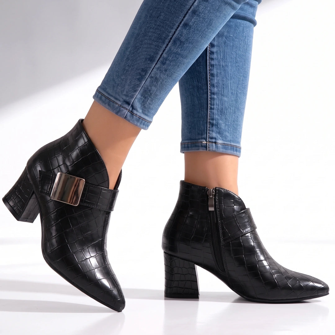 Anais Croc Block Boots