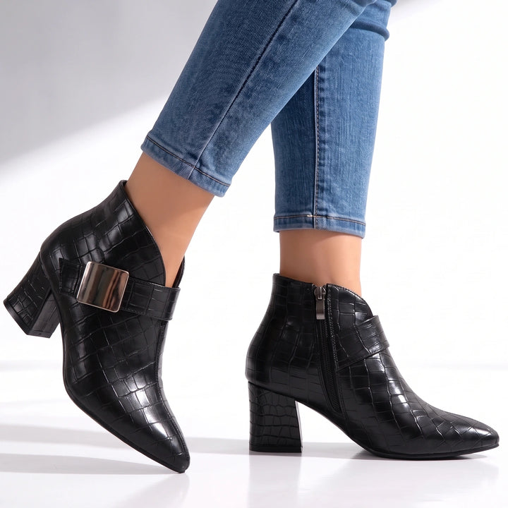 Anais Croc Block Boots