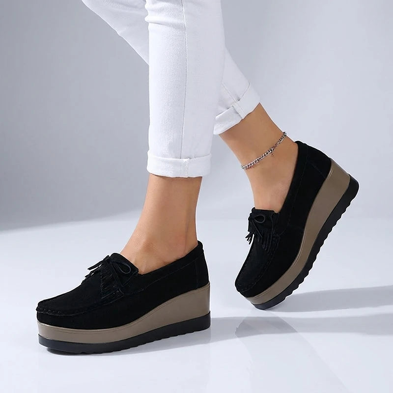 Faustine Suede Loafers