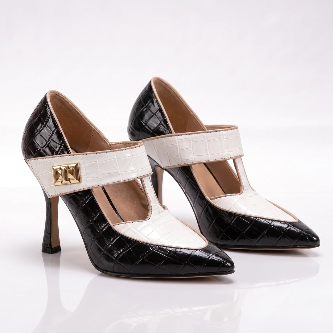 Romy Croc Heels