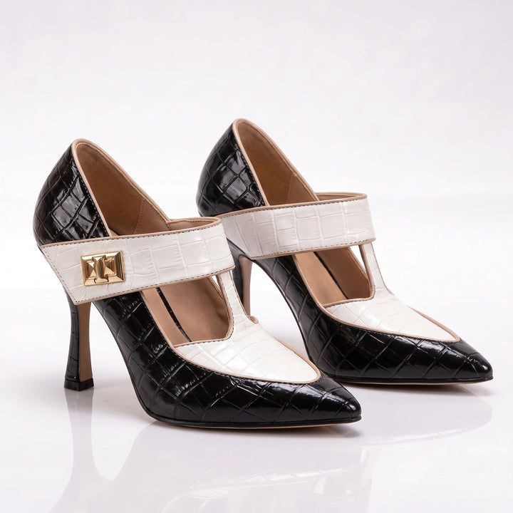 Romy Croc Heels