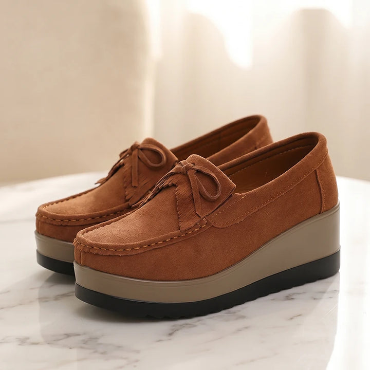 Faustine Suede Loafers