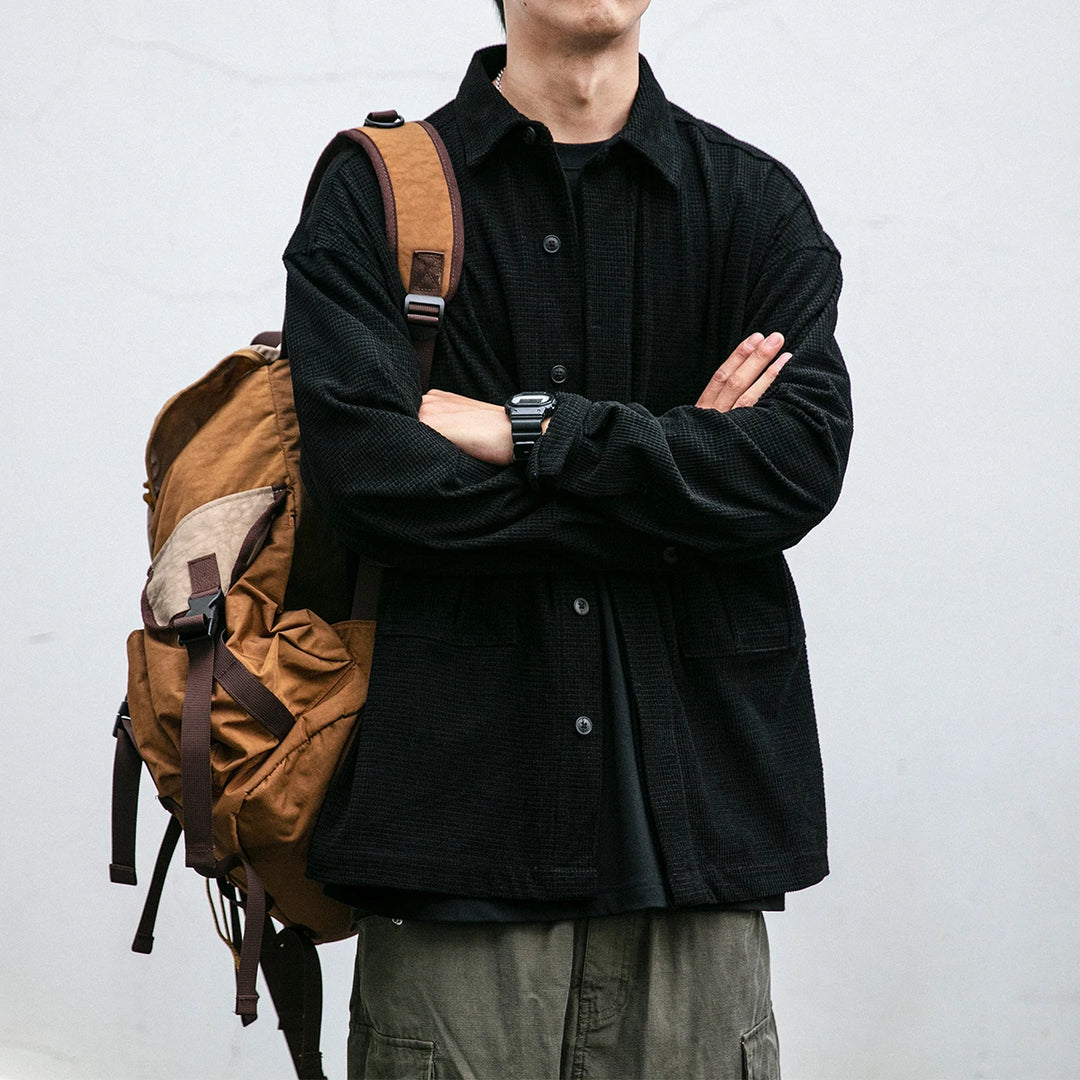 Waffle Grid Shirt