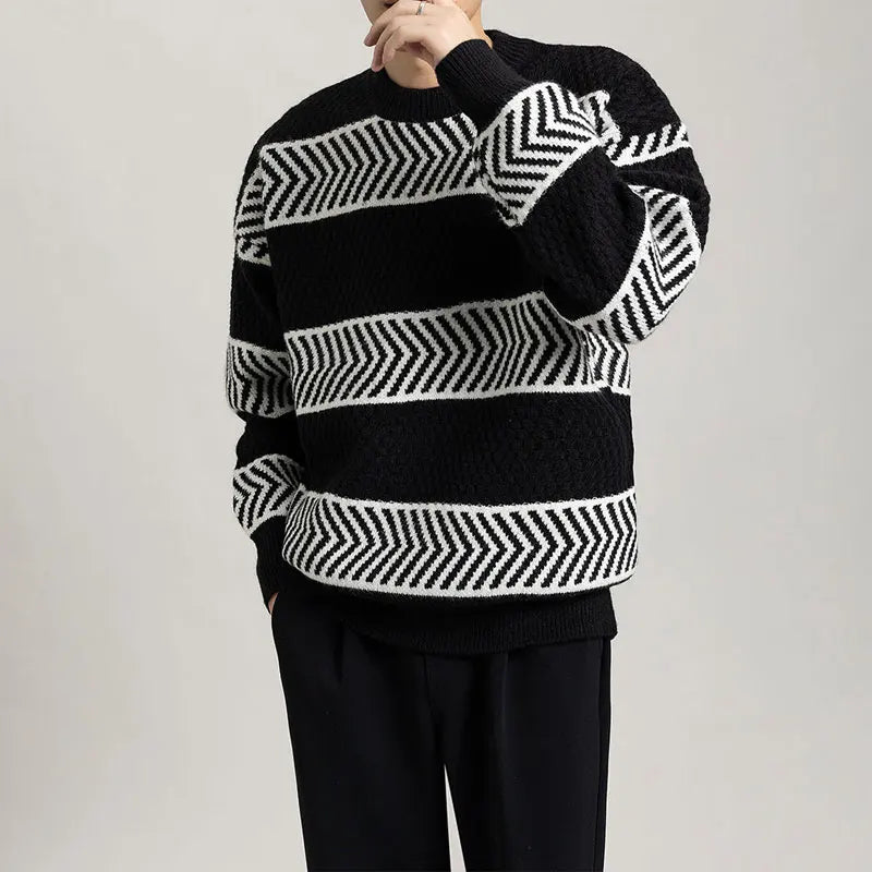 Chevron Edge Sweater