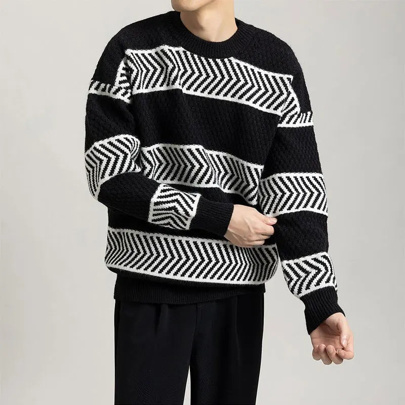 Chevron Edge Sweater